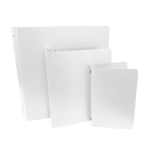 White Letter Size Poly Binders (Case of 100) Image 1
