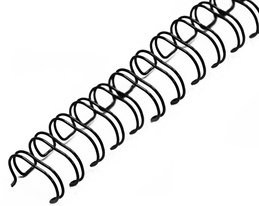 5/16" Black Wire-O® Binding Supplies [3:1 Pitch] (100/Bx)