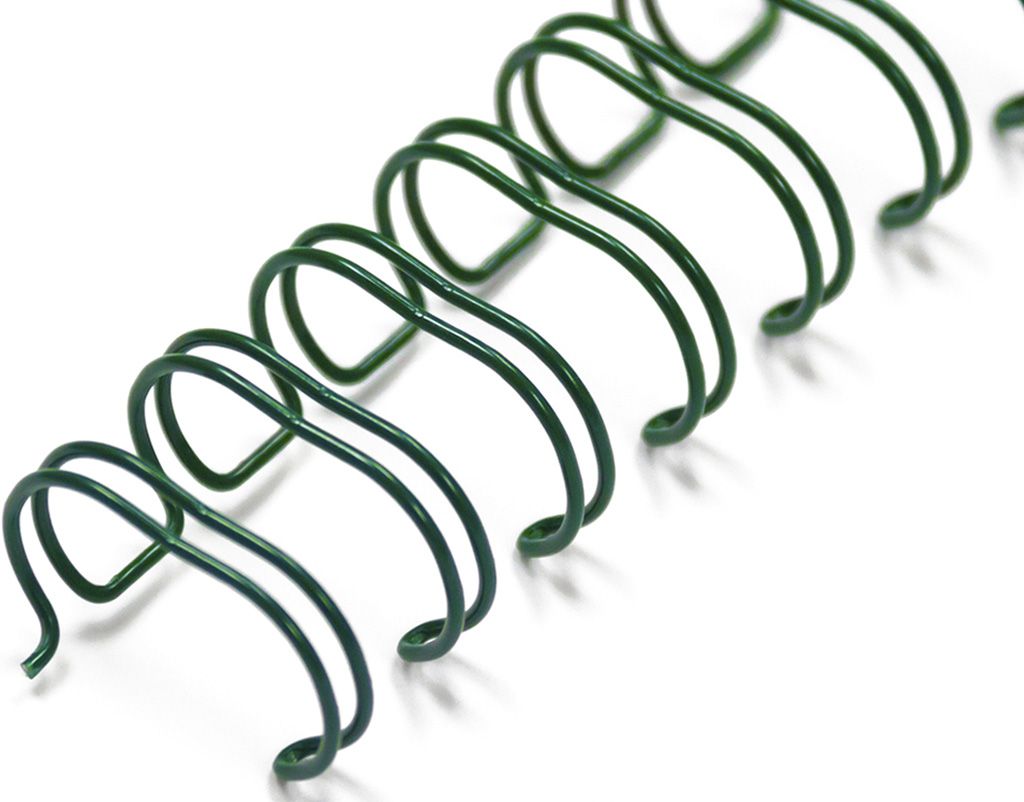5/16" Green Wire-O® Binding Supplies [3:1 Pitch] (100/Bx)