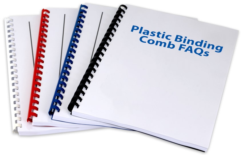 Plastic GBC Binding Comb FAQs | White, Red, Blue, + Black Binding Combs