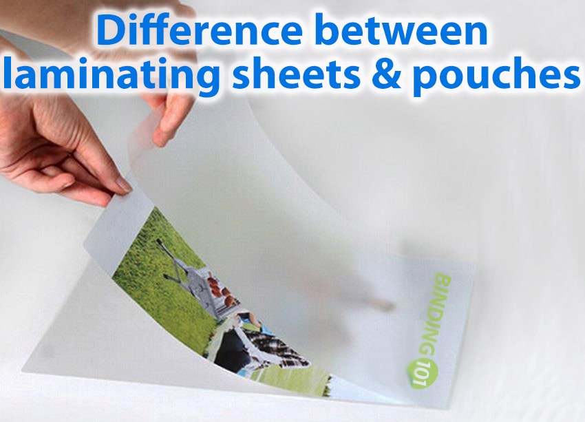 What is the difference between a laminating sheet and a laminating