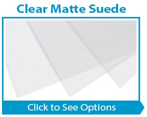Clear Matte Suede Binding Report Covers