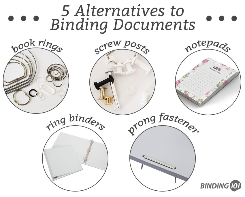 5 Alternatives to Binding Documents Rings Posts Fasteners