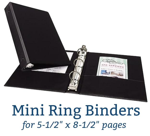 Find Mini Ring Binders in Many Styles Colors Binding101