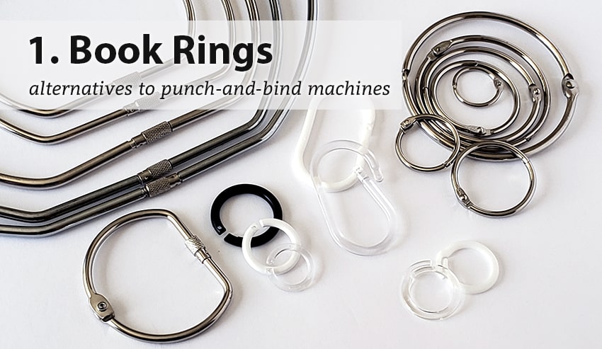 How to hole punch a 4 ring or 3 ring binder extremely quickly 