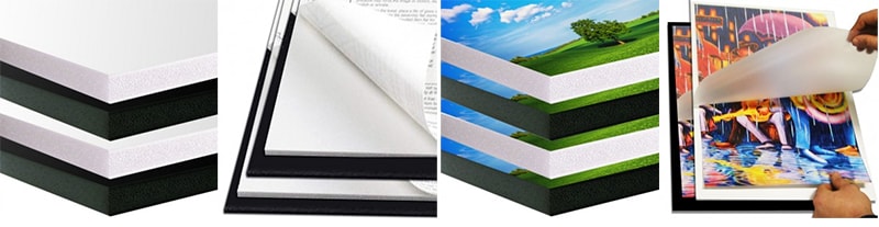 Types of Foam Core Mounting Boards
