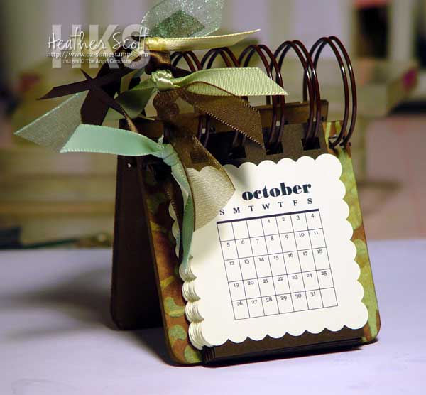 Teeny Tiny Mini Calendar