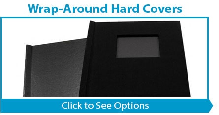 Pinchbook Wrap-Around Hard Binding Report Covers