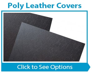 Poly Leather Binding Report Covers