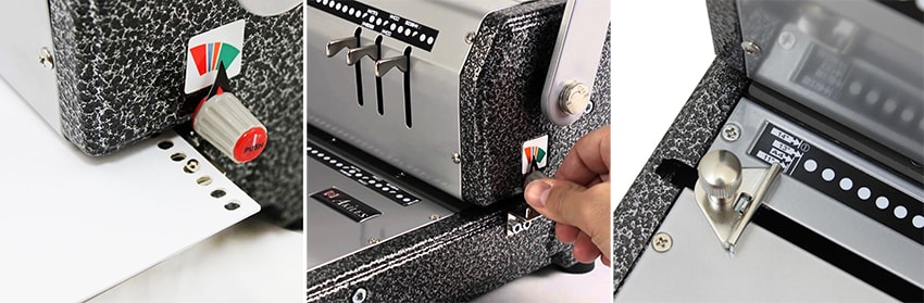 Coilmac-M Spiral Binding Machine Features + Close Ups