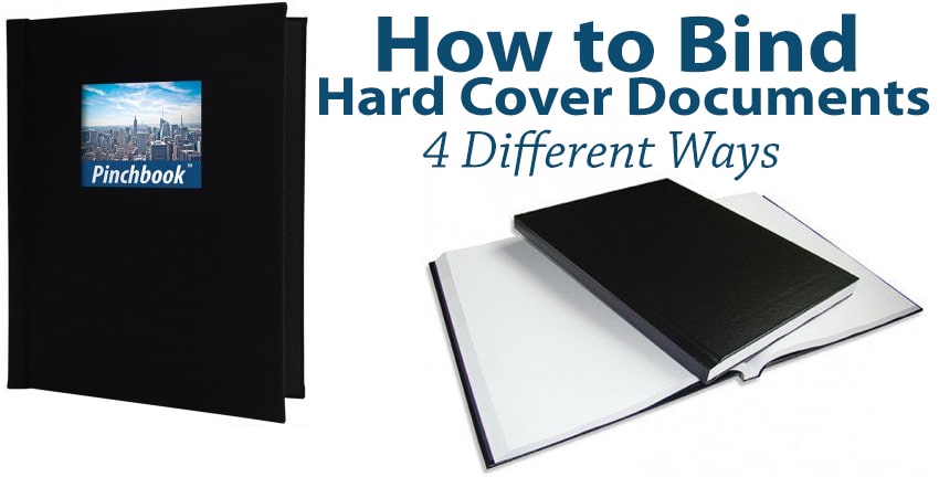 How to Bind Hard Cover Documents 4 Different Ways