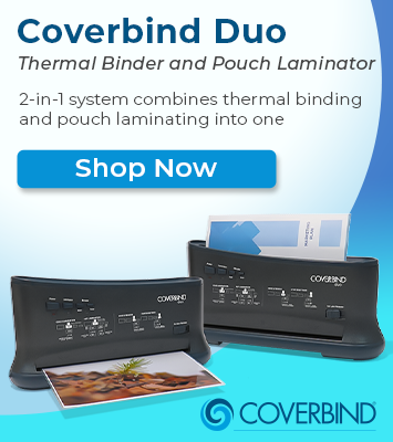 Coverbind Duo Laminator and Thermal Binding Machine Combo Machine