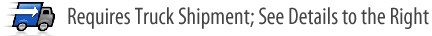 This item requires a truck shipment.  Please review the details to the right before adding this item to your shipping cart.