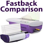 Image showing Fastback Model 9 and Model 20 comparison for binding machines.
