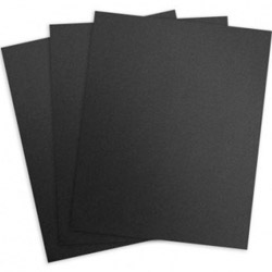 Black Linen Paper Report Covers (Price per Pack)