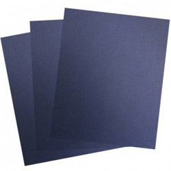 Navy Linen Paper Report Covers (Price per Pack)