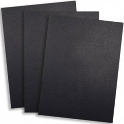 Standard 15pt Black Vinyl Report Covers (Pack of 100)
