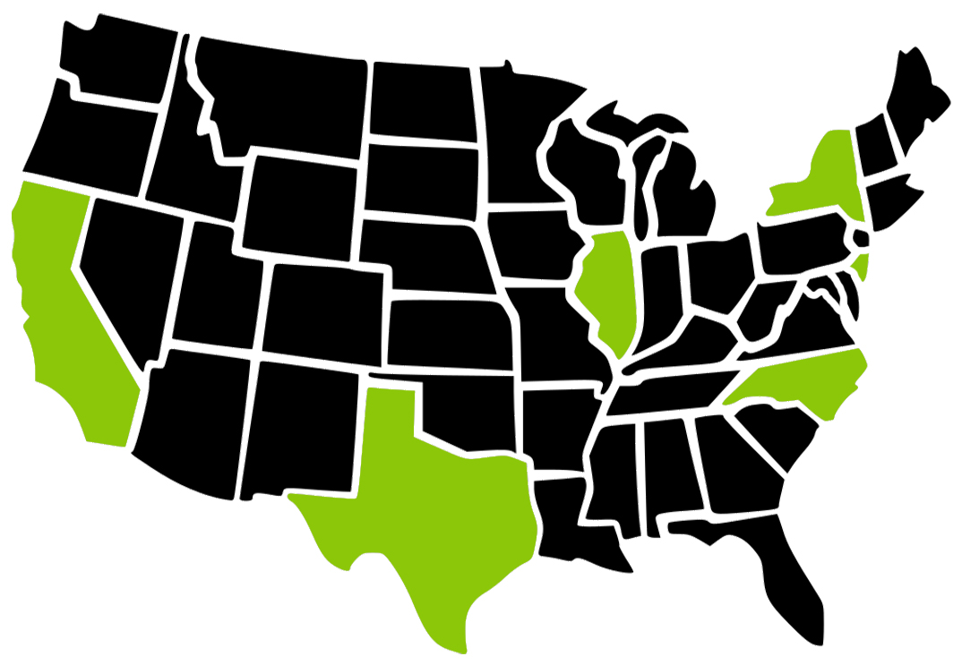 Binding101 USA Fast-Ship Locations