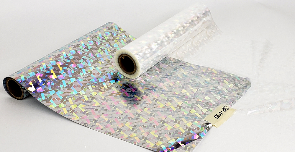 Silver Bubbles Holographic Foil Fusing Rolls, DIY Hologram Foil Paper