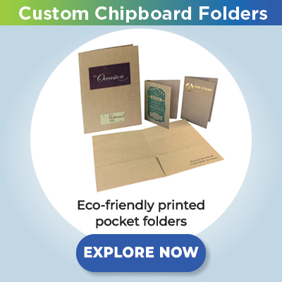 Custom Chipboard Presentation Folders