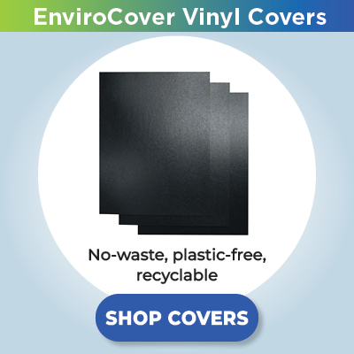 8.5” x 11” Black No Waste EnviroCover Report Covers -100/Pk