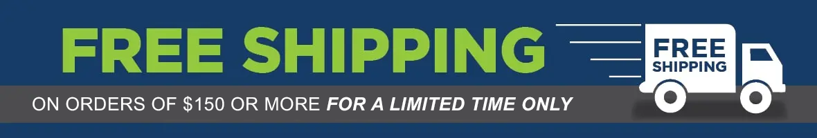 Free Shipping on Orders over $150