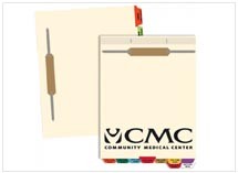 Medical Chart Dividers | Custom Fileback Dividers